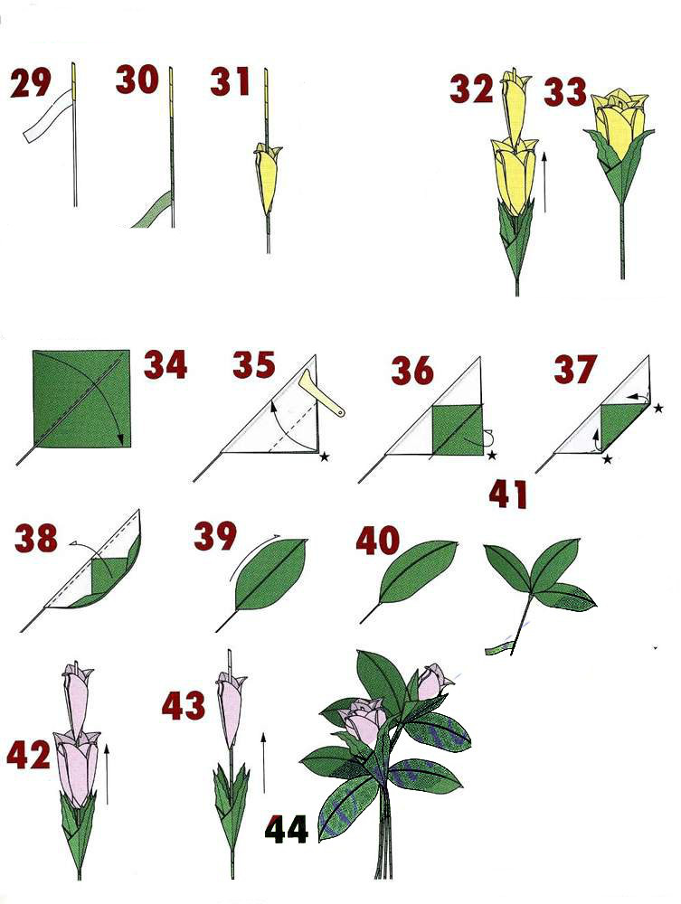 easy origami flower instructions pdf