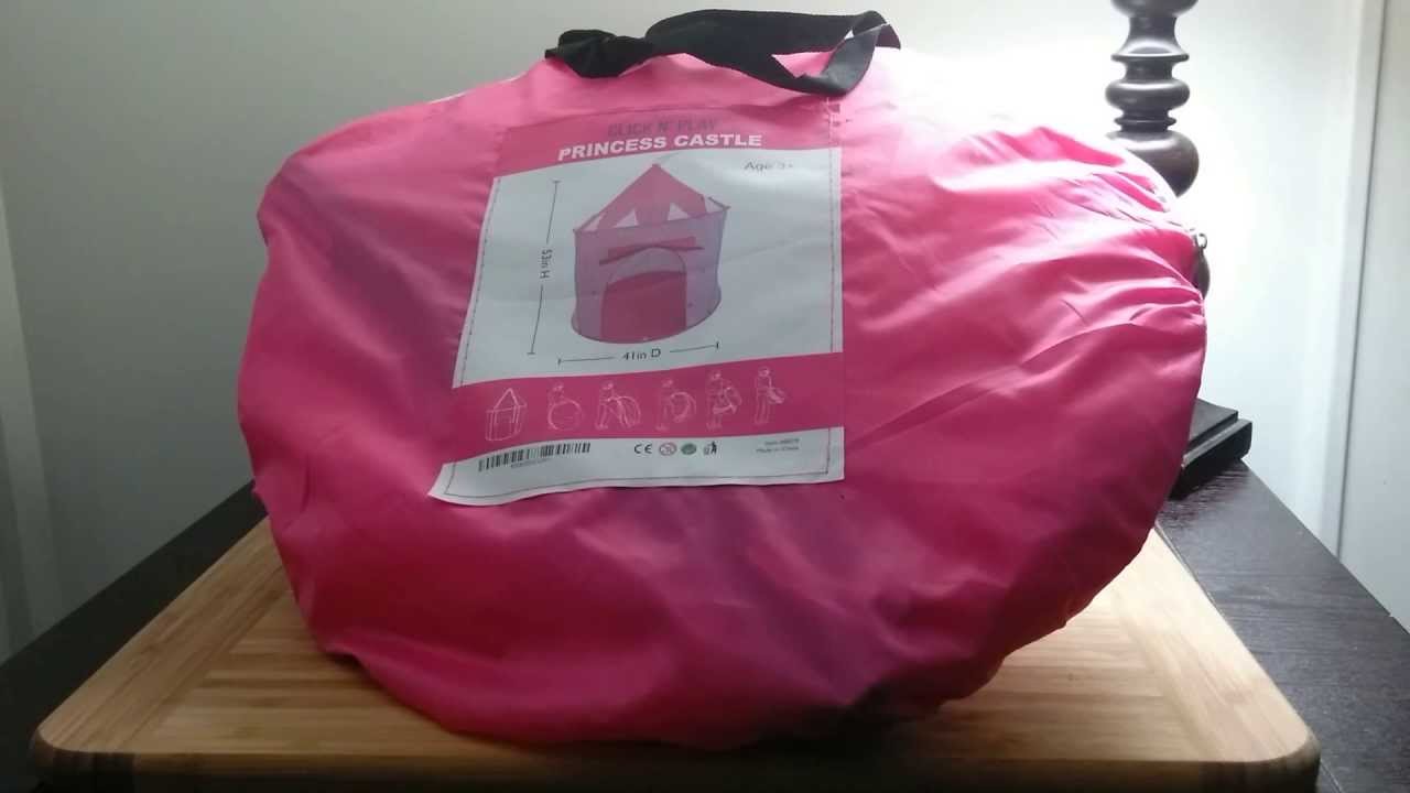 pink princess tent instructions