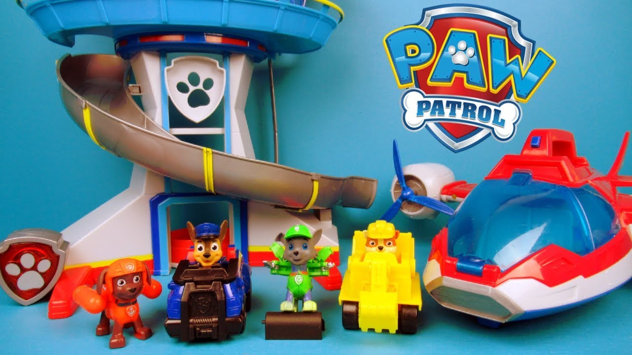 paw patrol lookout playset instructions