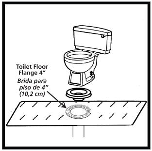 toilet flange installation instructions
