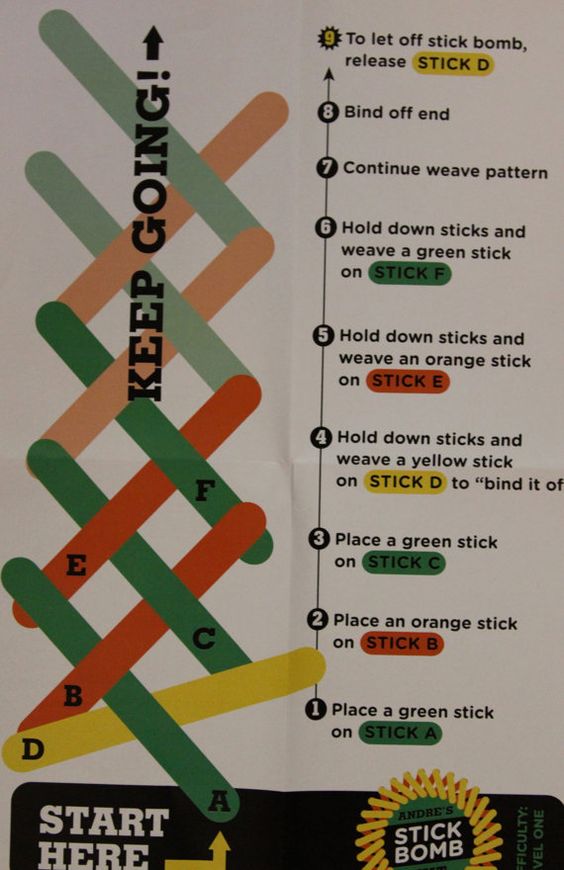 easy stick bomb instructions