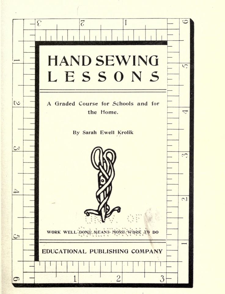 hand sewing techniques instructions