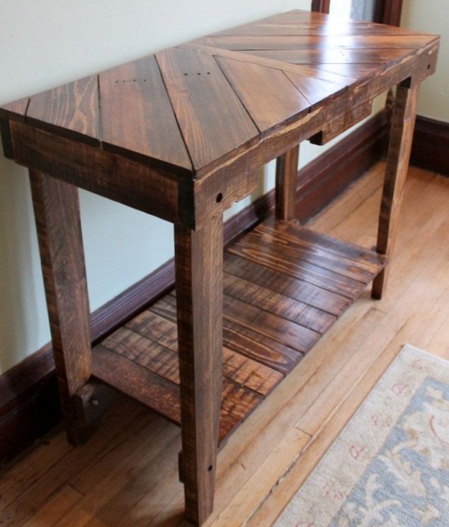 pallet dining table instructions